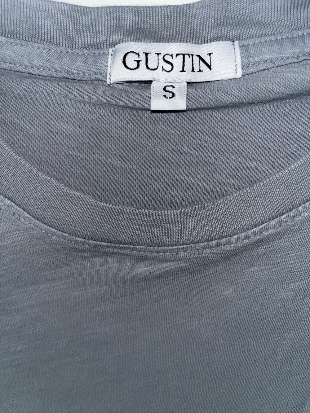 Gustin Short-Sleeve Crewneck Tee in Gray
